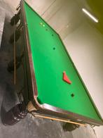 Snooker 12ft enbild met ballen en stokken, Sport en Fitness, Biljarten en Poolen, Ophalen, Gebruikt, Snookertafel