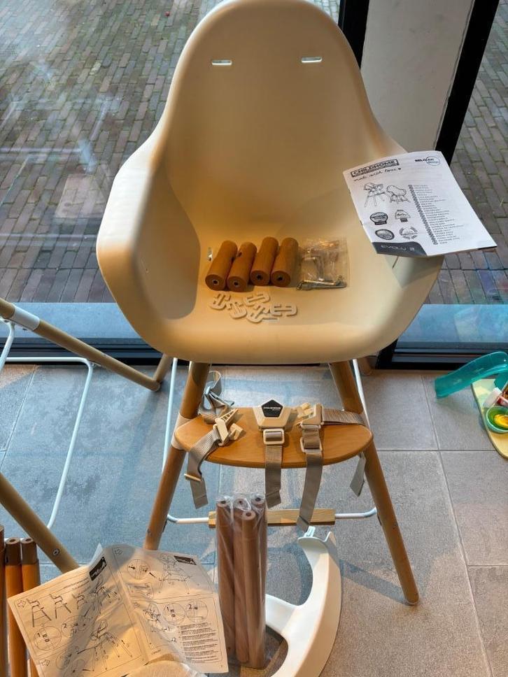 Kinderstoel Childhome Evolu 2 (75cm en 50 cm), Kinderen en Baby's, Kinderstoelen, Zo goed als nieuw, Meegroeistoel, Aanschuifbaar