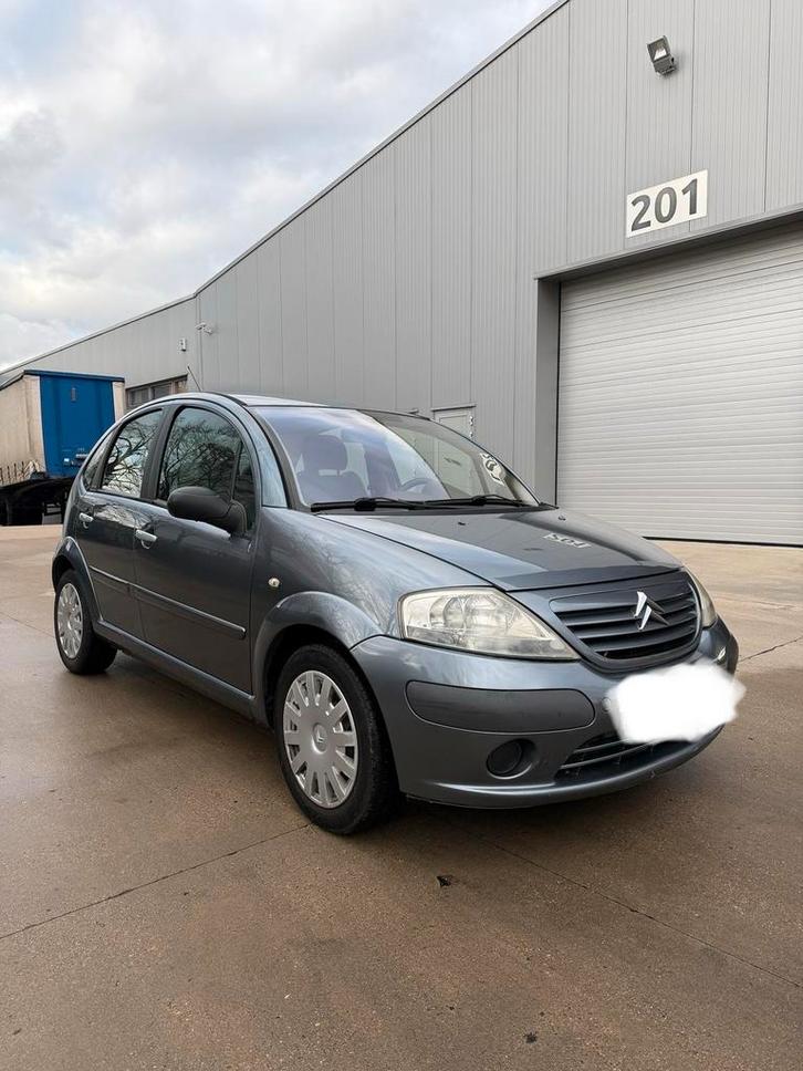 Citroën c3 1.4 Benzine 2005, Autos, Citroën, Particulier, C3, Essence, Euro 4, Hatchback, 5 portes, Automatique, Bleu, Gris, Tissu