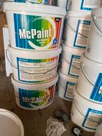 MCPAINT mat wit verf 10Liter 10x beschikbaar, Bricolage & Construction, Peinture, Vernis & Laque, Enlèvement, Comme neuf, Blanc