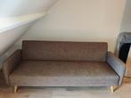 zetelbed scandinavische stijl, Huis en Inrichting, Ophalen, Gebruikt, Rechte bank, Stof