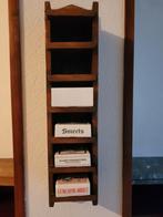 Antieke houten speelkaartenhouder, Ophalen