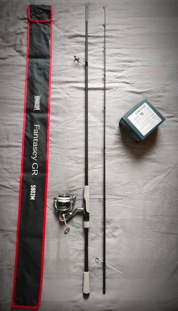 Kingdom hengel „Fastshot” 244cm + haspel 3000 + vlechtwerk  beschikbaar voor biedingen