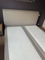 Boxspring te koop, Beige, Enlèvement, Utilisé, 200 cm