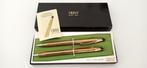 Vintage Cross 12K gold filled pen & pencil set #6601, Verzamelen, Balpen, Cross, Nieuw, Met doosje