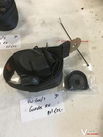 Vw Golf 2 1991 Gordel Linksvoor ,Rechtsvoor, Linksachter , R beschikbaar voor biedingen