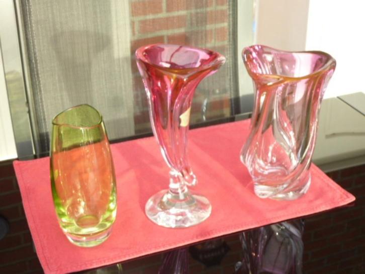 Kristallen vazen, Antiek en Kunst, Antiek | Vazen, Ophalen of Verzenden