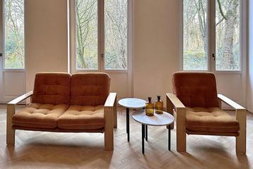 Set zweedse sofa en fauteuil beschikbaar voor biedingen
