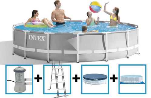 Intex prism frame premium poolset, Tuin en Terras, Zwembaden, Gebruikt, Opzetzwembad, 80 tot 120 cm, 400 cm of meer, 300 cm of meer