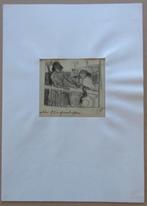 GEORGES VAN ZEVENBERGHEN / LE BALCON / ORIGINEEL / 43x30cm, Antiquités & Art, Art | Peinture | Moderne, Enlèvement ou Envoi