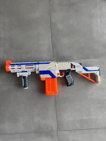 Nerf geweer Retaliator, Enlèvement, Utilisé