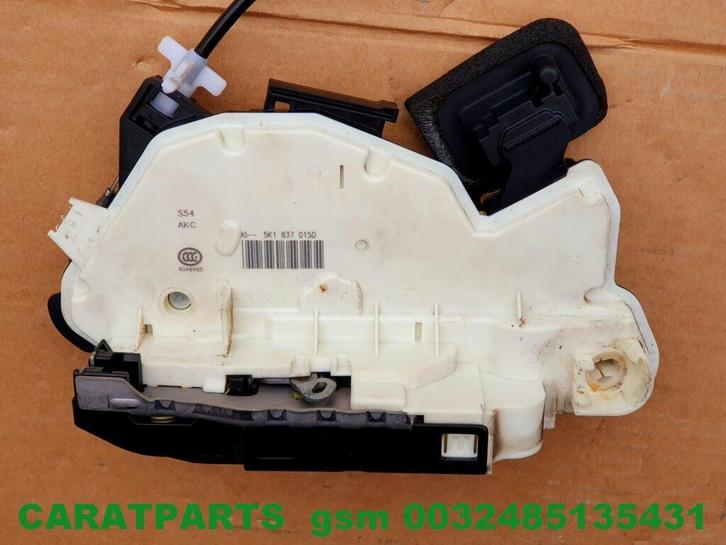 Golf 7 deurslot polo 6r portierslot sharan 5k1837015d, Auto-onderdelen, Carrosserie, Seat, Volkswagen, Skoda, Gebruikt