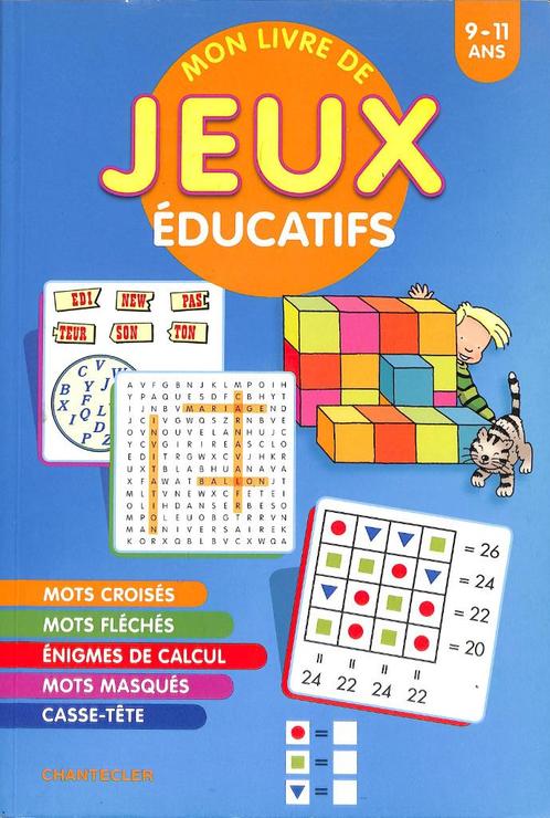 Mijn educatieve speelboek — voor kinderen van 9 tot 11 jaar, Boeken, Kinderboeken | Jeugd | 10 tot 12 jaar, Zo goed als nieuw