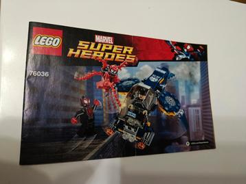 Lego 76036 Marvel super heroes compleet zonder doos beschikbaar voor biedingen