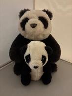 Pandabeer set van 2 panda beren Gund knuffel, Kinderen en Baby's, Ophalen of Verzenden, Gebruikt, Beer