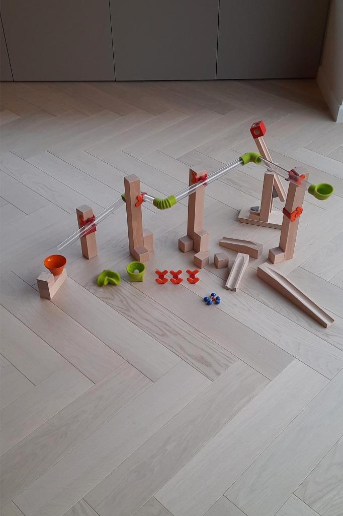 HABA knikkerbaan sound race (302135), Enfants & Bébés, Jouets | Éducatifs & Créatifs, Comme neuf, Construction, Découverte, Sonore