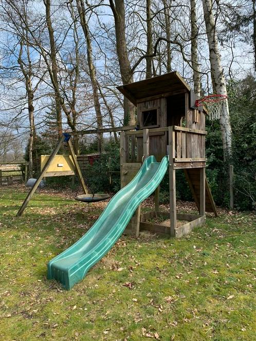 Speeltoestel Blue Rabbit beachhouse deluxe -85%, Kinderen en Baby's, Speelgoed | Buiten | Speeltoestellen, Gebruikt, Glijbaan