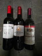 3 flessen Franse rode wijn (Buzet & Bordeaux), Ophalen, Zo goed als nieuw, Frankrijk