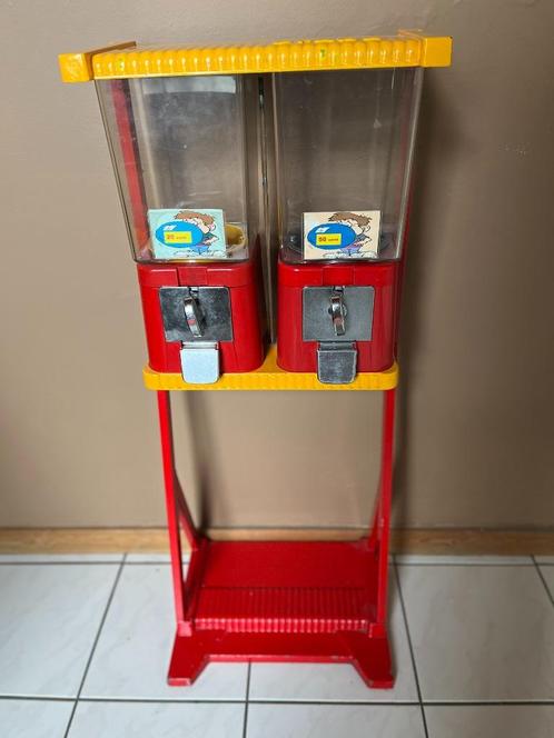Brabo - Automaat, kauwgomballen automaat in euro + sleutel, Antiquités & Art, Curiosités & Brocante, Enlèvement