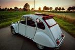 Citroën 2CV spécial magnifiek 1986 Belgische wagen, Auto's, Citroën, Voorwielaandrijving, Cabriolet, Wit, Leder