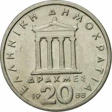 Grèce 20 drachmes, 1988