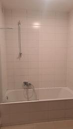 Bad met glazen douche scherm, Enlèvement, Utilisé, Baignoire