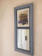 Prachtige spiegel trumeau met zonnebloemen, Maison & Meubles, Accessoires pour la Maison | Miroirs, Enlèvement ou Envoi