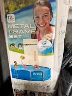 Zwembad metal frame met onderzeil, Ophalen, Zo goed als nieuw