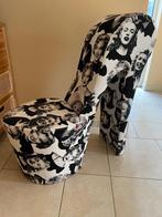 Stoel met Marilyn Monroe prints, Huis en Inrichting, Ophalen, Zo goed als nieuw, Overige kleuren, Eén