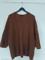 Gebreide vest voor dames,bruin met glinstering;maat:L/XL., Bruin, Lola & Liza, Maat 42/44 (L), Ophalen of Verzenden