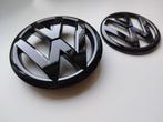 Volkswagen Golf 6 zwarte chromen logoset - Grille en COF, Ophalen of Verzenden