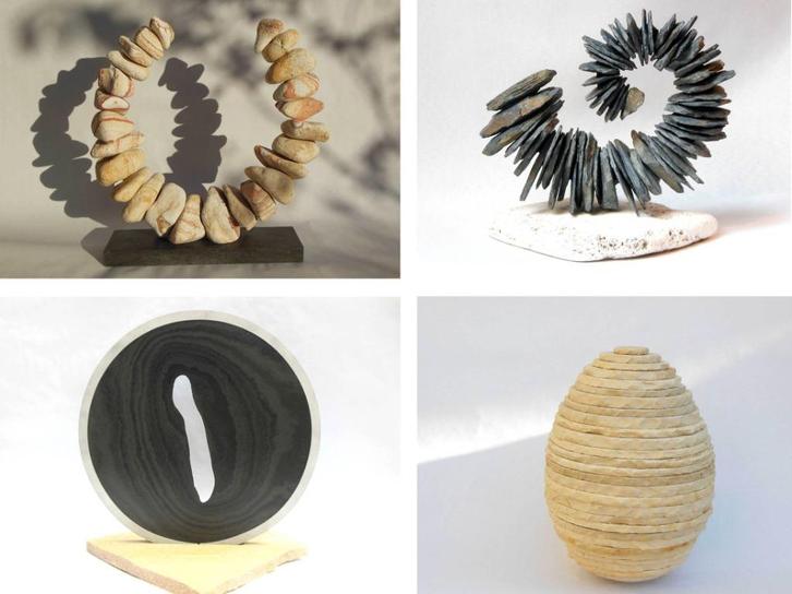 Sculpture Décoration Zen Maison Jardin, Antiek en Kunst, Kunst | Beelden en Houtsnijwerken, Ophalen of Verzenden