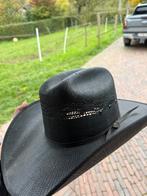 Cowboyhoeden, 2 zwarte, maat 54 en 55, stars & stripes, Ophalen, Gedragen, 57 cm (M, 7⅛ inch) of minder, Hoed