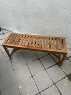 Houten bankje ikea 120x45x40, Ophalen, Zo goed als nieuw