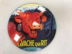 Plaque émaillée La Vache qui rit, Comme neuf, Enlèvement ou Envoi, Panneau publicitaire