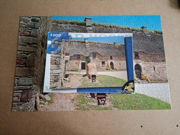 Puzzle Wild Horse : Village le Poul Fetan (1000 pièces), Enlèvement ou Envoi, 500 à 1500 pièces, Utilisé, Puzzle
