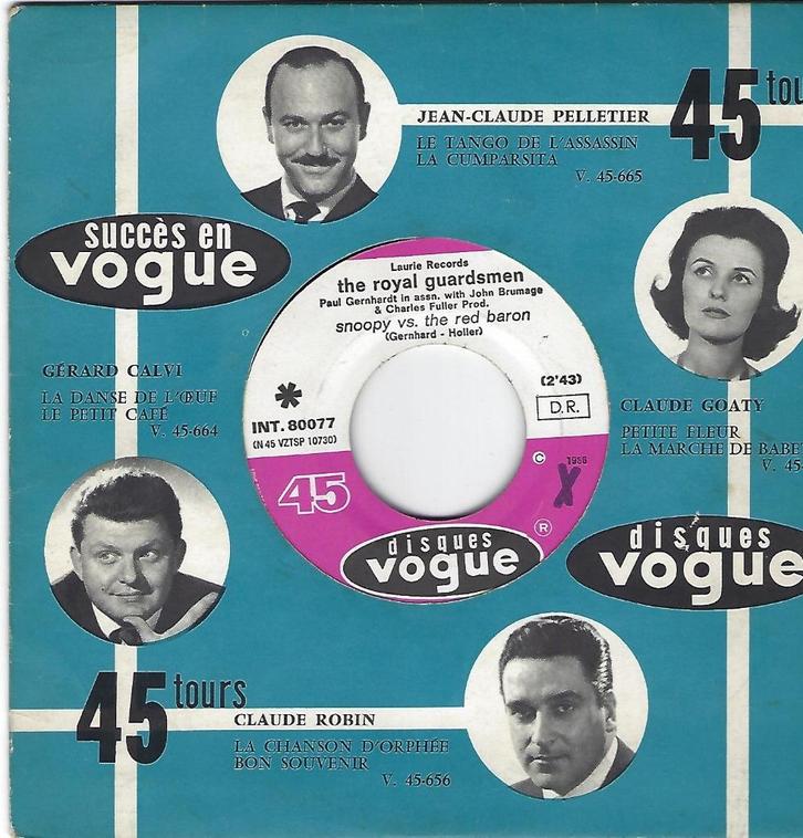 The Royal Guardsmen – Snoopy Vs. The Red Baron, Cd's en Dvd's, Vinyl Singles, Gebruikt, Single, Pop, 7 inch, Ophalen of Verzenden