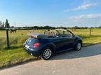 VW new beetle 2004 night blue en grijze cabrio, Auto's, Voorwielaandrijving, Stof, Beetle (Kever), 4 cilinders