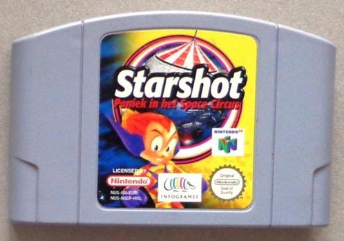 Starshot Paniek in het Space Circus voor de Nintendo 64, Games en Spelcomputers, Games | Nintendo 64, Gebruikt, Ophalen of Verzenden