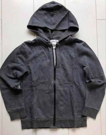 grijs hoodie vestje H&M Basic 6-8 j 122 128 beschikbaar voor biedingen