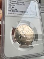 Polen 20 zl Moscow Olympic 1980 NGC, Ophalen of Verzenden, Polen