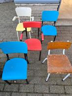 Retro schoolstoeltjes, Ophalen, Gebruikt