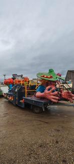 Carnavalswagen, Ophalen