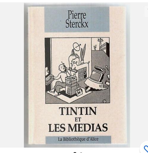 Tintin et les médias . 1997, Collections, Personnages de BD, Comme neuf, Tintin