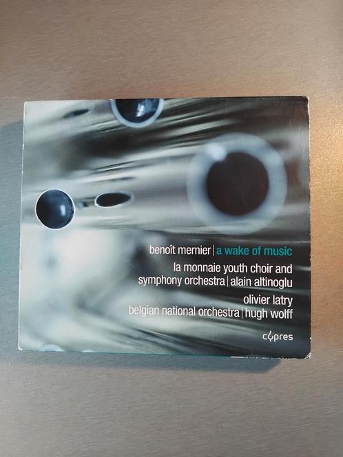 Cd. Benoit Mernier. A wake of music. (Cypres)., Cd's en Dvd's, Cd's | Klassiek, Zo goed als nieuw, Ophalen of Verzenden