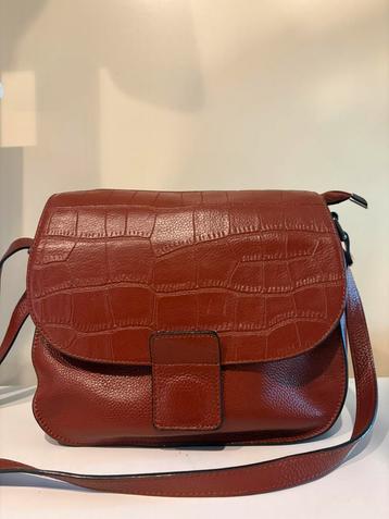 MAC ALYSTER cross over tas cognac kleur - NIEUWSTAAT beschikbaar voor biedingen