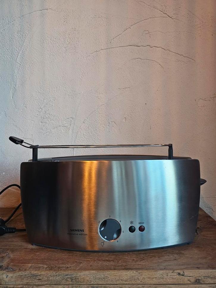 Broodrooster Siemens TT68101 Executive Edition, Elektronische apparatuur, Broodroosters, Nieuw, Uitneembare kruimellade, Ophalen