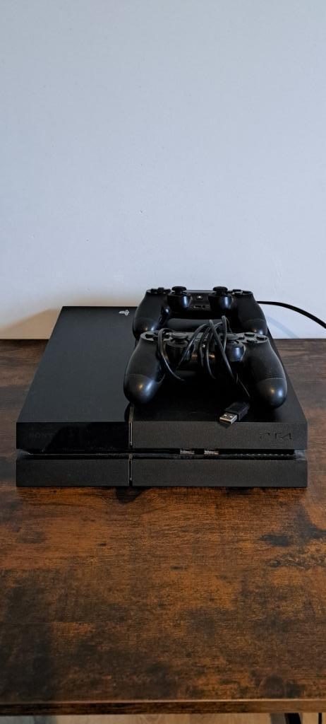 PS4 console (500 GB) + 1 Dual Controller, Games en Spelcomputers, Spelcomputers | Sony PlayStation 4, Gebruikt, Original, 500 GB