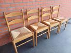 4 stoelen gratis af te halen, Ophalen, Gebruikt, Bruin, Riet of Rotan