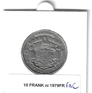 Belgique 10 francs 1979 FDC